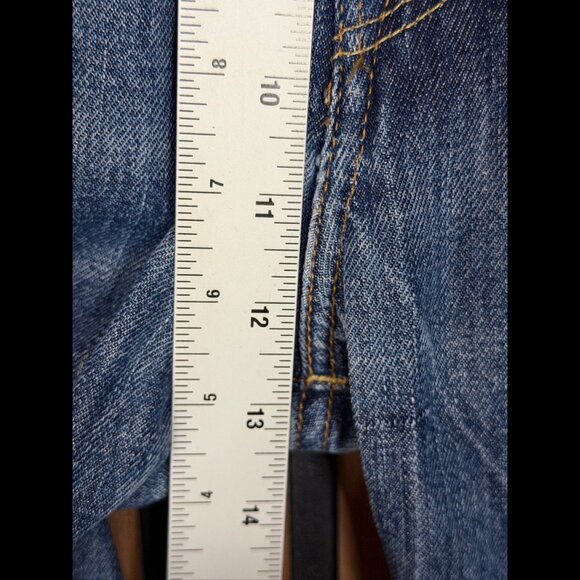 Polo Ralph Lauren Jeans 38 x 36 Mens Blue Classic Fit Acid Denim - Picture 4 of 13